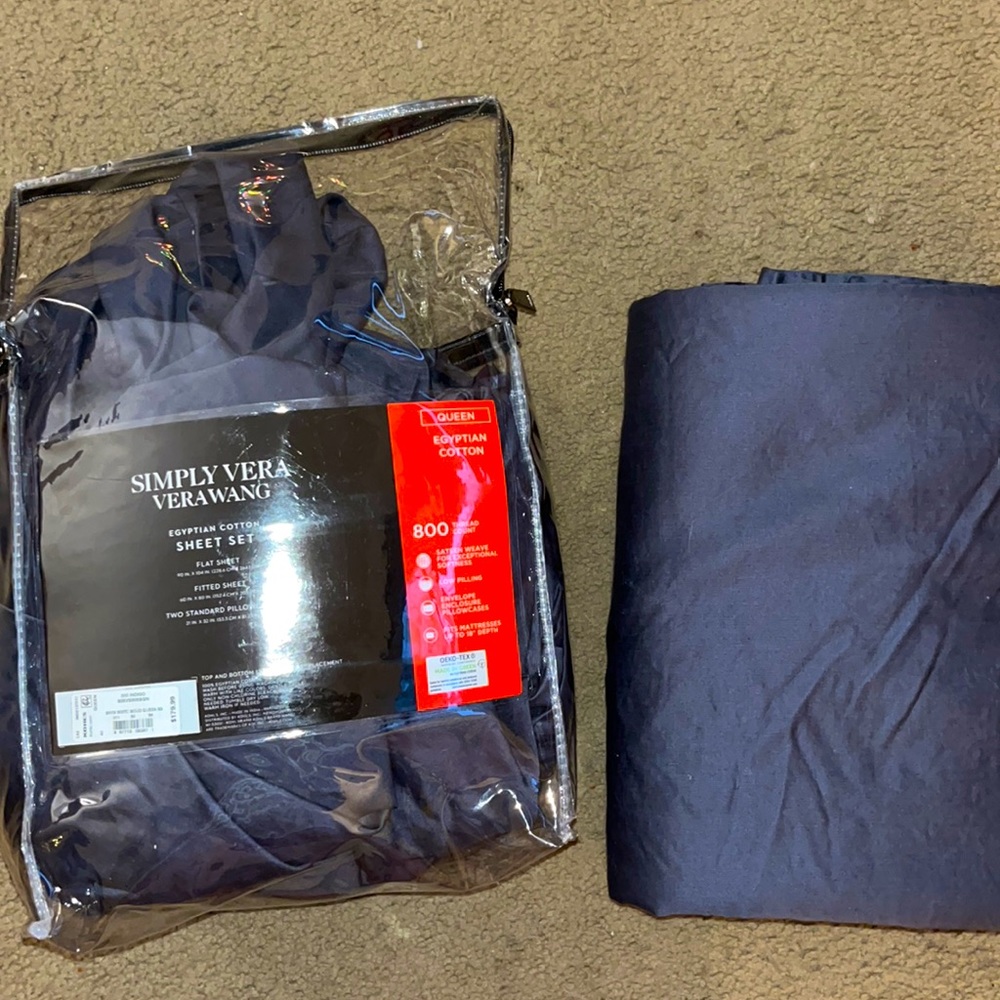 Simply Vera- Vera Wang Egyptian cotton sheet set